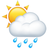 Sun Behind Rain Cloud as drawn by Apple in iOS 10.2