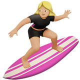 Woman Surfing: Medium-Light Skin Tone, the previous design