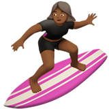 Woman Surfing: Medium-Dark Skin Tone, the previous design