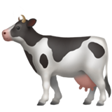 Cow as drawn by Apple in iOS 10.2