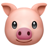 Pig Face as drawn by Apple in iOS 10.2