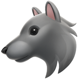 Wolf as drawn by Apple in iOS 10.2