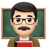 Man Teacher: Light Skin Tone, the design in this release