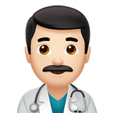 Man Health Worker: Light Skin Tone, the design in this release