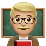 Man Teacher: Medium-Light Skin Tone, the design in this release