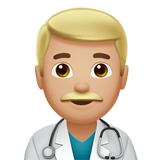 Man Health Worker: Medium-Light Skin Tone, the design in this release