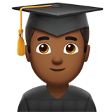 Man Student: Medium-Dark Skin Tone, the design in this release