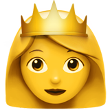 Princess as drawn by Apple in iOS 10.2
