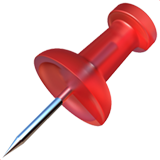Chincheta as drawn by Apple in iOS 10.2