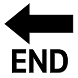 END-Pfeil as drawn by Apple in iOS 10.2