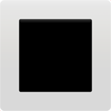 Weiße Quadratische Schaltfläche as drawn by Apple in iOS 10.2