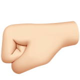 Left-Facing Fist: Light Skin Tone, the design in this release