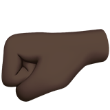 Left-Facing Fist: Dark Skin Tone, the design in this release