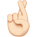Crossed Fingers: Light Skin Tone, the design in this release