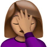Woman Facepalming: Medium Skin Tone, the design in this release