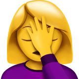 Woman Facepalming, the design in this release