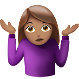Woman Shrugging: Medium Skin Tone, the design in this release