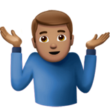 Man Shrugging: Medium Skin Tone, the design in this release
