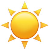 Sun as drawn by Apple in iOS 10.2