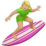 Woman Surfing: Medium-Light Skin Tone, the design in this release