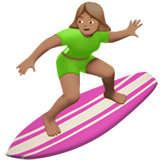Woman Surfing: Medium Skin Tone, the design in this release