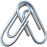 Linked Paperclips as drawn by Apple in iOS 10.3