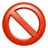 Prohibited as drawn by Apple in iOS 10.3