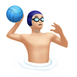 Person Playing Water Polo: Light Skin Tone, the previous design