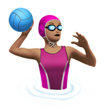 Woman Playing Water Polo: Medium Skin Tone, the previous design