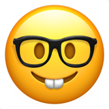 Visage De Geek as drawn by Apple in iOS 11.1