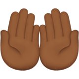 Palms up Together: Medium-Dark Skin Tone, the design in this release