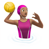 Woman Playing Water Polo: Medium Skin Tone, the design in this release