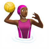 Woman Playing Water Polo: Medium-Dark Skin Tone, the design in this release