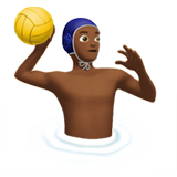 Person Playing Water Polo: Medium-Dark Skin Tone, the design in this release