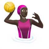 Woman Playing Water Polo: Dark Skin Tone, the design in this release
