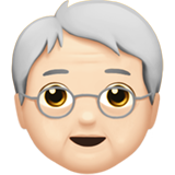 Older Person: Light Skin Tone, the design in this release