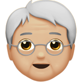 Older Person: Medium-Light Skin Tone, the design in this release