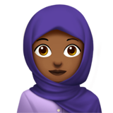 Woman with Headscarf: Medium-Dark Skin Tone, the design in this release