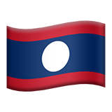 Flag: Laos as drawn by Apple in iOS 11.2
