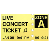 Ticket as drawn by Apple in iOS 11.2