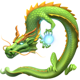 Dragon as drawn by Apple in iOS 11.2