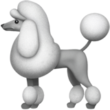 Poodle as drawn by Apple in iOS 11.2