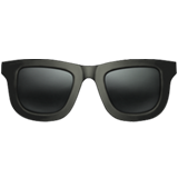 Sunglasses as drawn by Apple in iOS 11.2