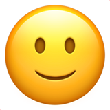 Slightly Smiling Face as drawn by Apple in iOS 11.2