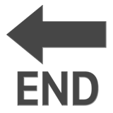 END-Pfeil as drawn by Apple in iOS 11.3