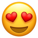 Smiling Face with Heart-Eyes, the previous design