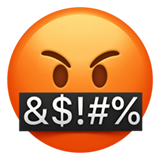 Face with Symbols on Mouth, the previous design