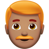 Man: Medium Skin Tone, Red Hair, the design in this release