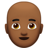 Man: Medium-Dark Skin Tone, Bald, the design in this release