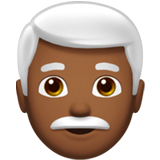 Man: Medium-Dark Skin Tone, White Hair, the design in this release